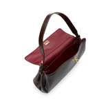 Valentina Bag - Cocoa Croc Embossed
