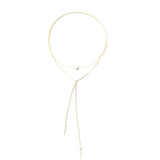 Cindy Choker - Silver/Cream