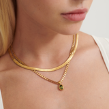 Bella Necklace - Olivine