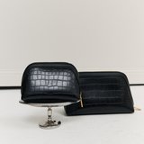 Ophelia Small Pouch - Croc Embossed