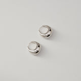 Macy Hoops - Silver