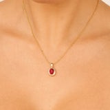 Ingrid Necklace - Ruby