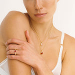 Ingrid Necklace - Ruby