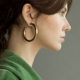 Kennedy Hoops - Gold (Matte Finish)