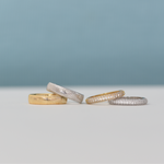 pave crystal ring