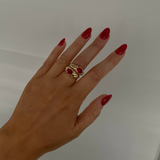 Aubrey Ring - Ruby Red