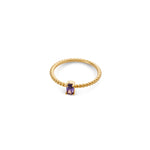 petite crystal ring