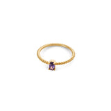 petite crystal ring