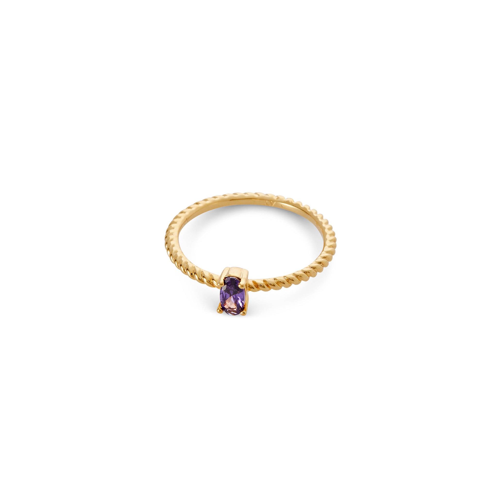 petite crystal ring