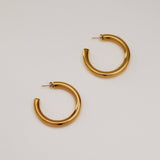 Kennedy Hoops - Gold (Matte Finish)