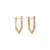 Jodi Earrings with Crystals