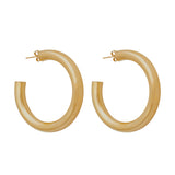 Kennedy Hoops - Gold (Matte Finish)